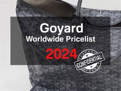 goyard euro price|goyard price in usa.